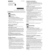 Sony NW-WS414 manual cover