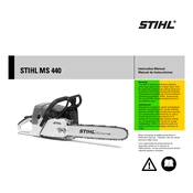 Stihl MS 440 manual cover