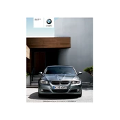 BMW 328i Sedan (without iDrive) 3 Series 2010 manual cover