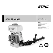 Stihl SR 340 SR 420 manual cover