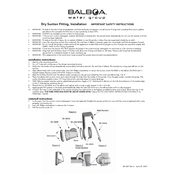 Balboa Dry Suction Fitting manual cover