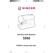 Singer 5560 manual cover