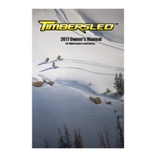 Polaris Timbersled ST 120 RAW, ST 120, ST 120 LE, LT 137, LT 137 LE, SX 120 manual cover