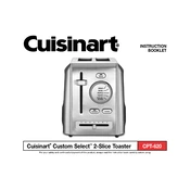 Cuisinart CPT-620 manual cover