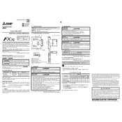 Mitsubishi Electric FX3G CNV ADP manual cover