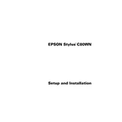 Epson Stylus C80WN manual cover