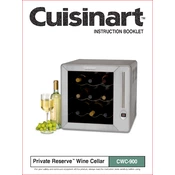 Cuisinart CWC-900 Wine Cellar manual cover