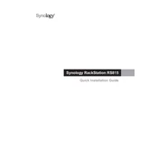 Synology NAS RS815 manual cover