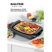 Salter EK4218CP Smokeless Grill manual cover