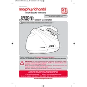 Morphy Richards 332102 Speed Steam Pro manual cover