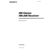 Sony STR-DE345 manual cover