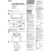 Sony SRS ZP1000 manual cover