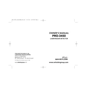 Whistler PRO3450 Laser Radar Detector