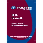 Polaris Sawtooth manual cover