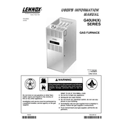 Lennox G40UH(X) manual cover