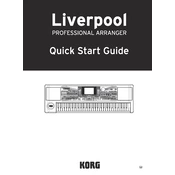 KORG Liverpool manual cover