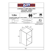 Lokken B&M 2 Cube Shelving 348902 manual cover