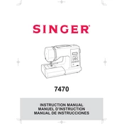 Singer 7470 manual cover