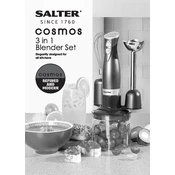 Salter EK2827GMBRMFOB Cosmos 3 in 1 Blender Set manual cover