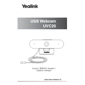 Yealink UVC20 manual cover