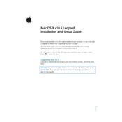 Apple Mac OS X v10.5 Leopard manual cover