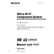 Sony CMT-DH7BT manual cover