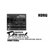 KORG DDM-110 manual cover