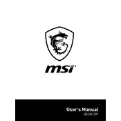 MSI Vortex G25 8RD manual cover