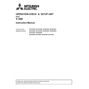 Mitsubishi Electric Y 350 manual cover