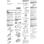 Sony MDR-NC40 manual cover