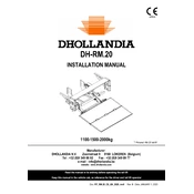 Dhollandia DH-RM.20 manual cover