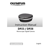 Olympus DP23, DP28 manual cover