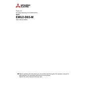 Mitsubishi Electric EMU2 D65 M manual cover