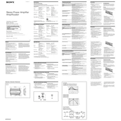 Sony XM-GTX1302 manual cover