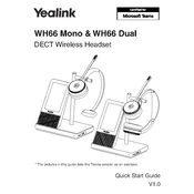 Yealink WH66 Mono, WH66 Dual manual cover