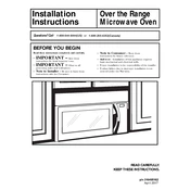 Frigidaire FFMV1745TS manual cover