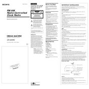 Sony ICF-C255RC manual cover