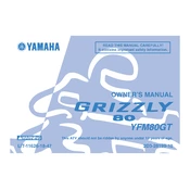 Yamaha YFM80GT Grizzly 80 2005 manual cover