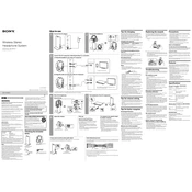 Sony MDR-RF985RK manual cover