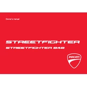 Ducati Streetfighter 848 2015 manual cover