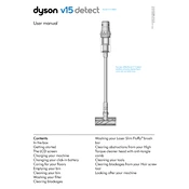 Dyson V15 Detect manual cover