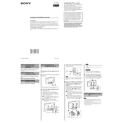 Sony KDL-40WL135 manual cover