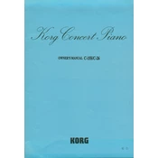 KORG C-15S manual cover