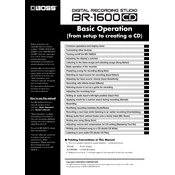 Boss BR-1600CD manual cover