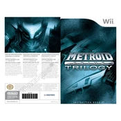 Nintendo Metroid Prime Trilogy manual cover