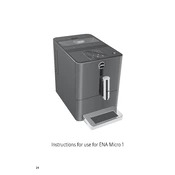 Jura ENA Micro 1 Coffee Machine manual cover