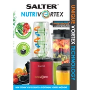 Salter EK2244 NutriVortex manual cover