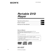 Sony MV-65ST manual cover