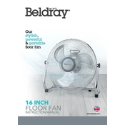 Beldray EH3582 16 Inch Floor Fan Chrome manual cover