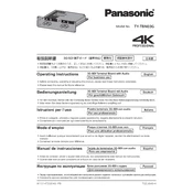 Panasonic TY-TBN03G manual cover